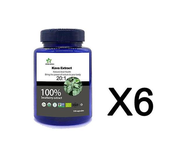 Vorallme Pure Kava Extract Powder, Kavakava,ka Wa, Relieve Stress And Eliminate Tension 100pcs/bottle 6 bottle 100pcs on Productcaster.