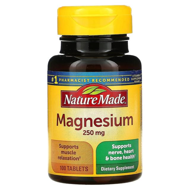 Nature Made, Magnesium, 250 mg, 100 Tablets on Productcaster.