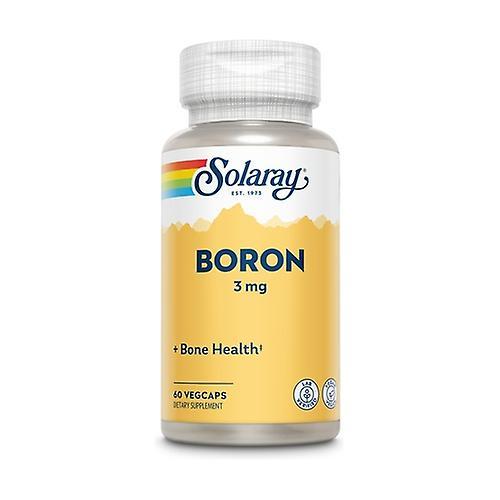 Solaray Citrate Boron 60 vegetable capsules on Productcaster.