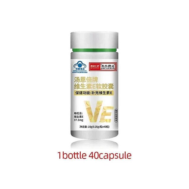 Jinzhaolai Vitamin E Complex Soft Capsules Health Food Vitamins Supplements 250mg/capsule 1bottle 40pcs on Productcaster.