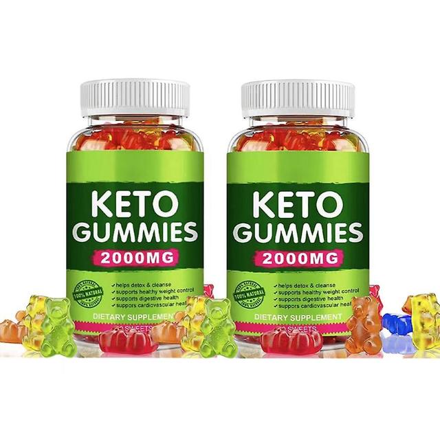 2pcs/3pcs 60ct Keto Gummies Ketone Ght Loss Fatburner Dietary Supplement For Men And Women on Productcaster.