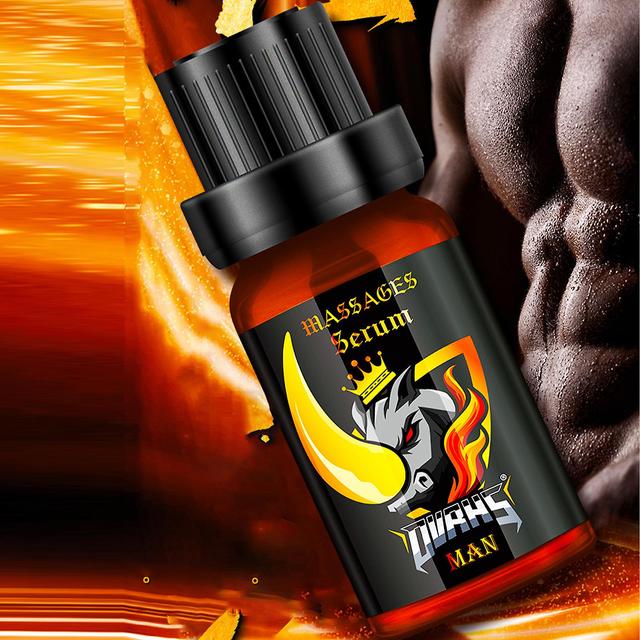 El aceite esencial para hombres promueve la circulación sanguínea, aceite esencial de masaje energético para hombres, 10 ml aumenta la fuerza para ... on Productcaster.