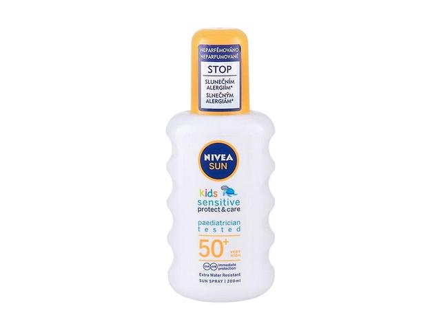 Nivea - Sun Kids Protect & Sensitive Spray do opalania SPF50+ - Dla dzieci, 200 ml on Productcaster.