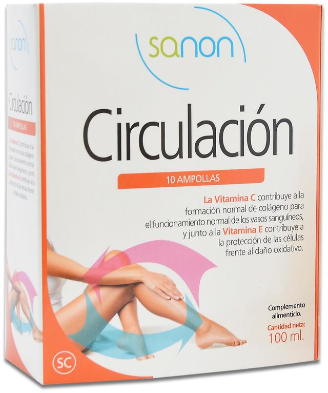 Sanon cirkulácia 10 ml 10 ampuliek 206 gr on Productcaster.