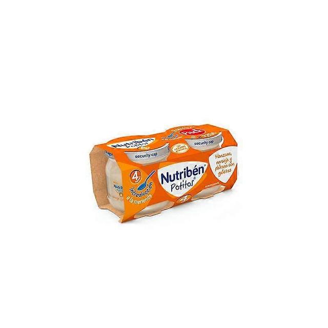 Nutriben Nutribén potito bipack manzana, naranja, plátano y galleta 2x 120g on Productcaster.