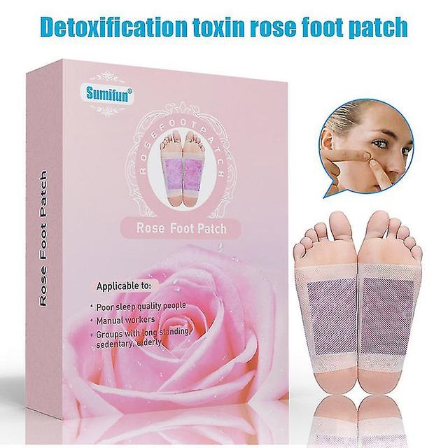 12pcs Detox Foot Patch Pads Detoxify Toxins Adhesive Feet Herbal Patches on Productcaster.