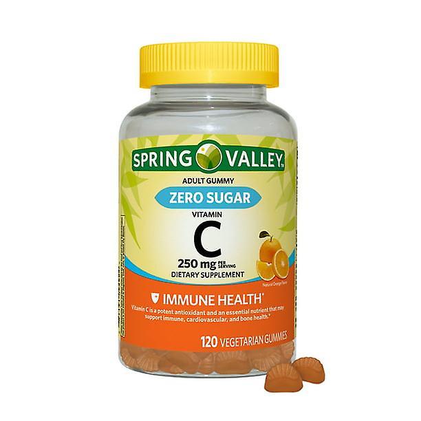 Spring valley zero sugar vitamin c gummies dietary supplement, 250 mg, 120 count on Productcaster.