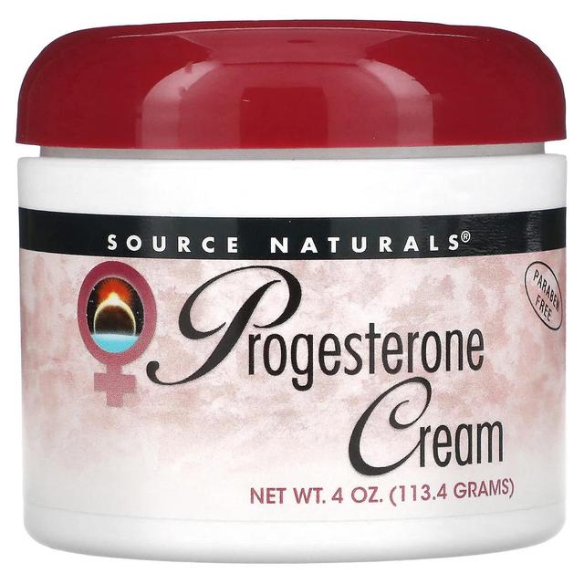 Source Naturals Fonte Naturals, Creme de Progesterona, 4 oz (113,4 g) on Productcaster.