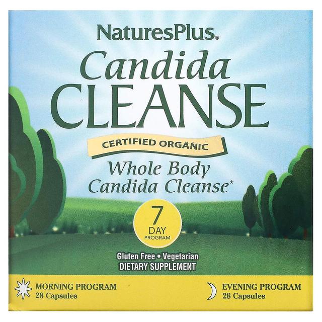 Nature's Plus NaturesPlus, Candida Cleanse, 7 Day Program, 2 Bottles, 28 Capsules Each on Productcaster.