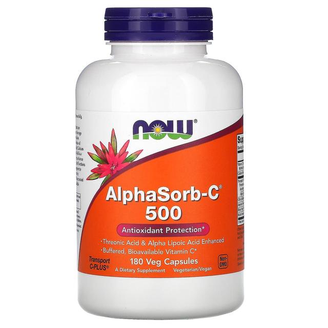 NOW Foods, AlphaSorb-C 500, 180 Veg Capsules on Productcaster.