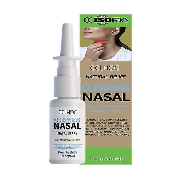 Clear Revive Organic Herbal Lung Cleanse & Repair Nasal Spray Pro 30ml 1pcs on Productcaster.