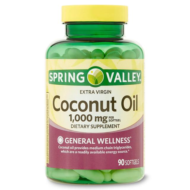 Spring valley coconut oil softgels, 1000mg, 100 count on Productcaster.