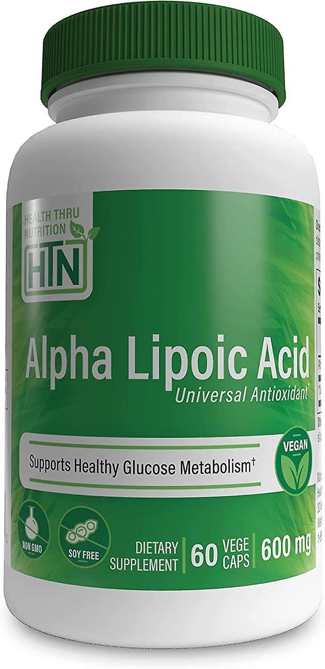 Health Thru Nutrition Alpha Lipoic Acid 600mg 60 Veggie Capsules on Productcaster.