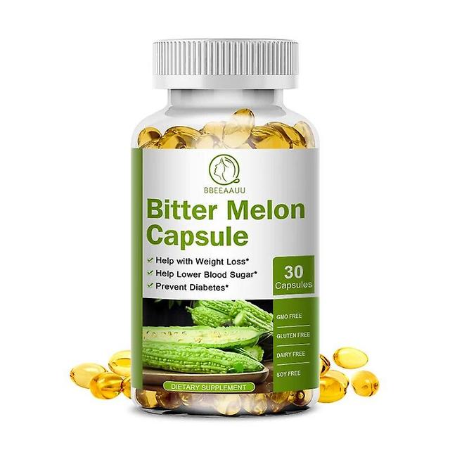 Tib Organic Plant-insulin Bitter Melon Capsules Blood Sugar Diabetes And Cardiovascular Health Healthy Food Tib 30pcs on Productcaster.