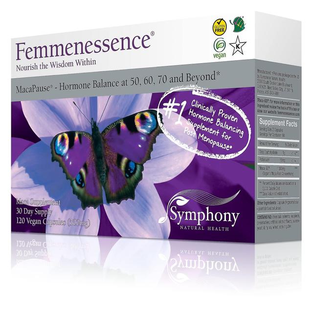 Femmenessence macapause 30-day supply clinically proven for post menopause natural hormone balance supplement for women on Productcaster.