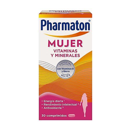 Pharmaton Kvinde Vitaminer og mineraler 30 tabletter on Productcaster.