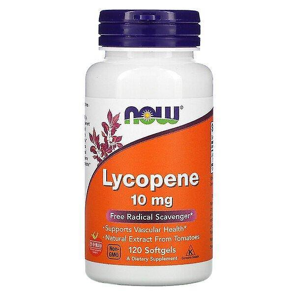 NOW Foods Nu Foods, Lykopen, 10 mg, 120 Softgels on Productcaster.