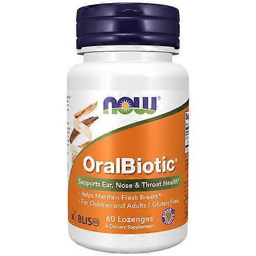 NOW Foods Agora Foods OralBitic Blis K12, 60 Lozenges (Pack of 2) on Productcaster.