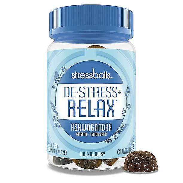 Stressballs dag de-stress supplement gummier med ashwagandha, 46 ct on Productcaster.