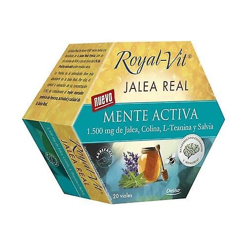 Dietisa Royal Jelly Royal Active Mind 20 injektiopulloa on Productcaster.