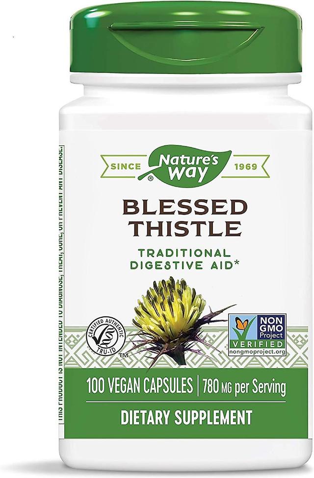 Nature's Way Blessed Thistle 780mg 100 Vegan Capsules on Productcaster.