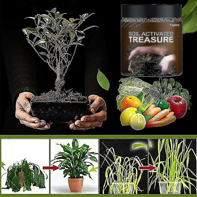 Dayhe 200g Soil Activation Treasure Mineral Source Potassium Fulvicate Improves Regulates Acid-alkaline Water-soluble Fertilizer on Productcaster.