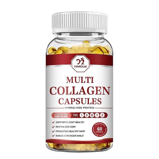 Eccpp Multi Collagen Peptides (types I, Ii, Iii, V, X)-collagen Whitening & Anti-aging - Vitamin C, Hyaluronic Acid, Biotin 1 Bottle 60 pcs on Productcaster.