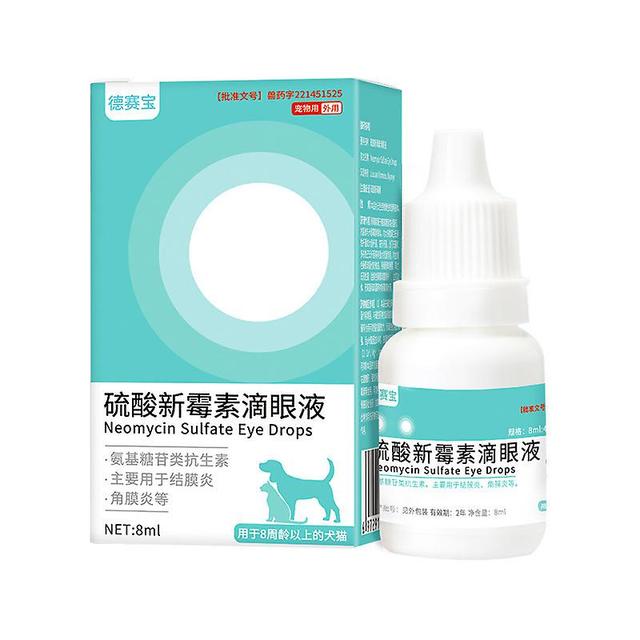 Neomycín sulfát očné kvapky-8ml Pet Medicine Psie a mačacie očné kvapky Choroby očí a uší on Productcaster.