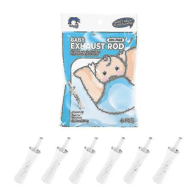 Accessoires de soins pour bébés Soulagement des coliques du ventre Dispositif de sécurité Bpa Free Soft Exhaust Stick Anti Flatulence pour nourriss... on Productcaster.