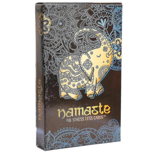 Namaste 48 Stress Less Card Meditation Cards Game Natural Anxiety "stress Less" Self Relief Gifts on Productcaster.