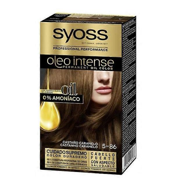 Syoss oleo intense permanente Haarfarbe 5-86 karamellbraun on Productcaster.