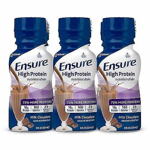 Ensure Oral Supplement High Protein Milk Chocolate Flavor 8 oz. Container Bottle Ready to Use, Count of 24 (Pack of 2) on Productcaster.