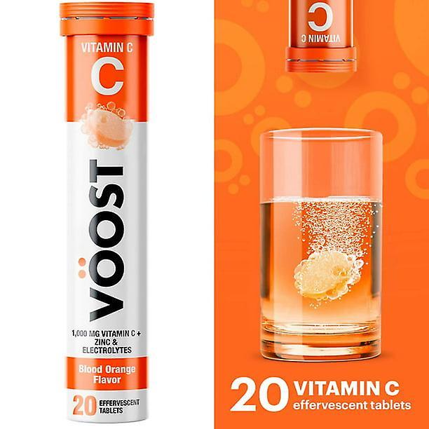 Voost vitamin c effervescent vitamin drink tablet, blood orange, 20 ct on Productcaster.