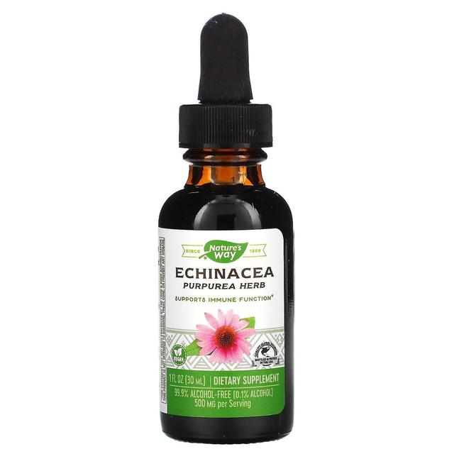 Nature's Way, Echinacea, 99,9% Senza alcol, 1 fl oz (30 ml) on Productcaster.