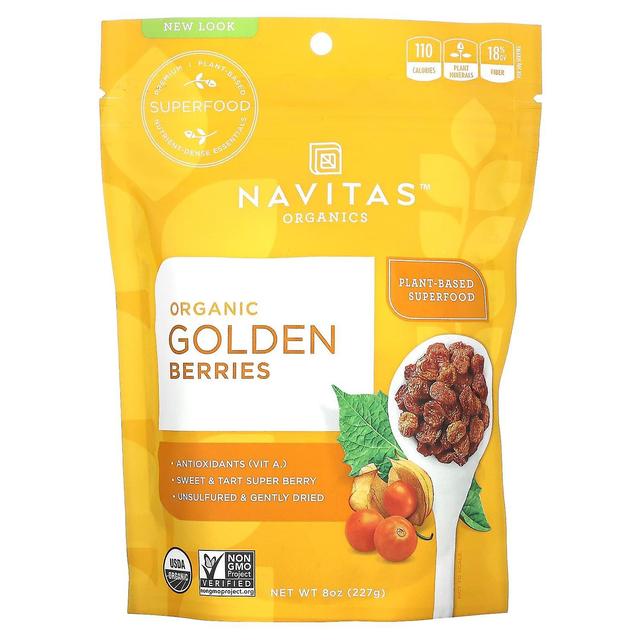 Navitas Organics, Organic Golden Berries, 8 oz (227 g) on Productcaster.