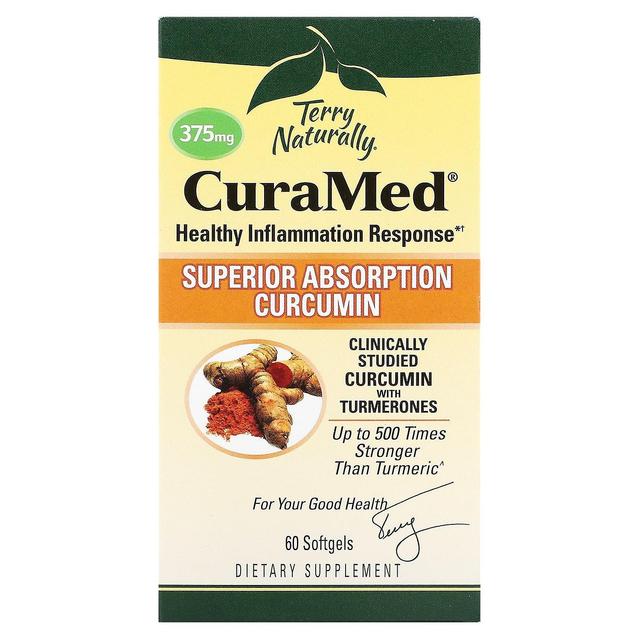 Terry Naturally, CuraMed, 375 mg, 60 Softgels on Productcaster.