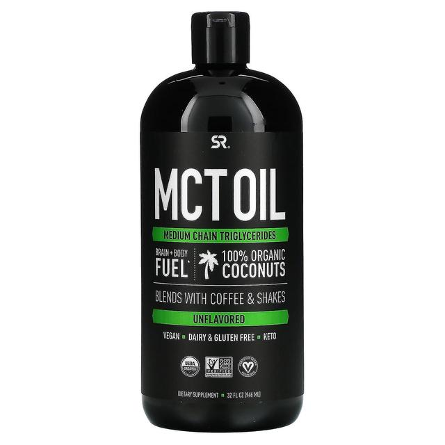 Sports Research, MCT Oil, Unflavored, 32 fl oz (946 ml) on Productcaster.