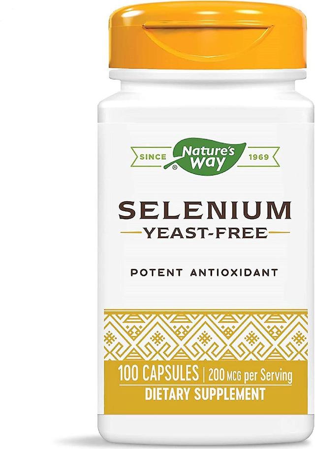 Nature's Way Selenium (Yeast-Free) 200mcg 100 Capsules on Productcaster.