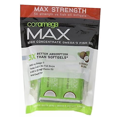 Coromega Max High Concentrate Omega-3, Coconut Bliss 30 Count (Pack of 1) on Productcaster.