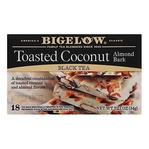 Bigelow Toasted Coconut Almond Bark Black Tea, 18 Bags (Case of 6) (Pack of 2) on Productcaster.