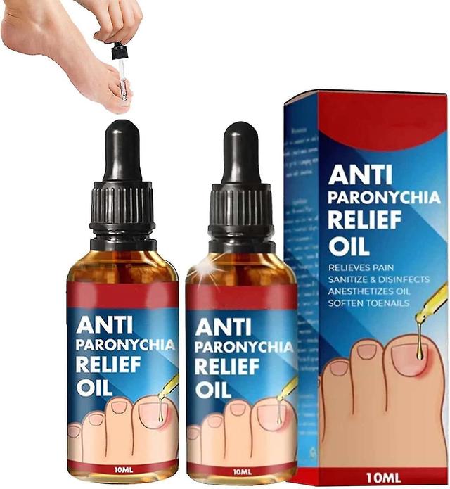 Anti Paronychia Relief Oil,2pcs Anti Paronychia Relief Oil,paronychia Treatment Toe And Fingernail Repair For Damaged Discolored Thick Nails on Productcaster.