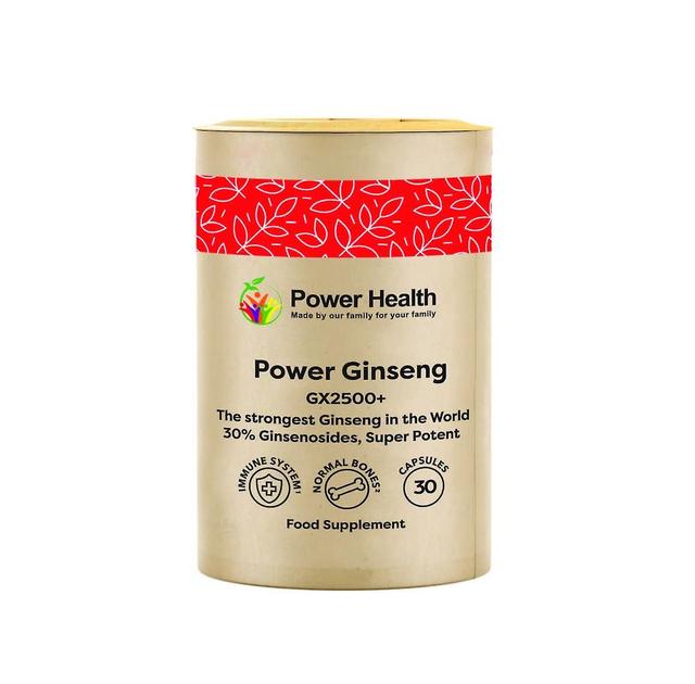 Power Health, Power Ginseng Gx2500, 30 Kapselia on Productcaster.