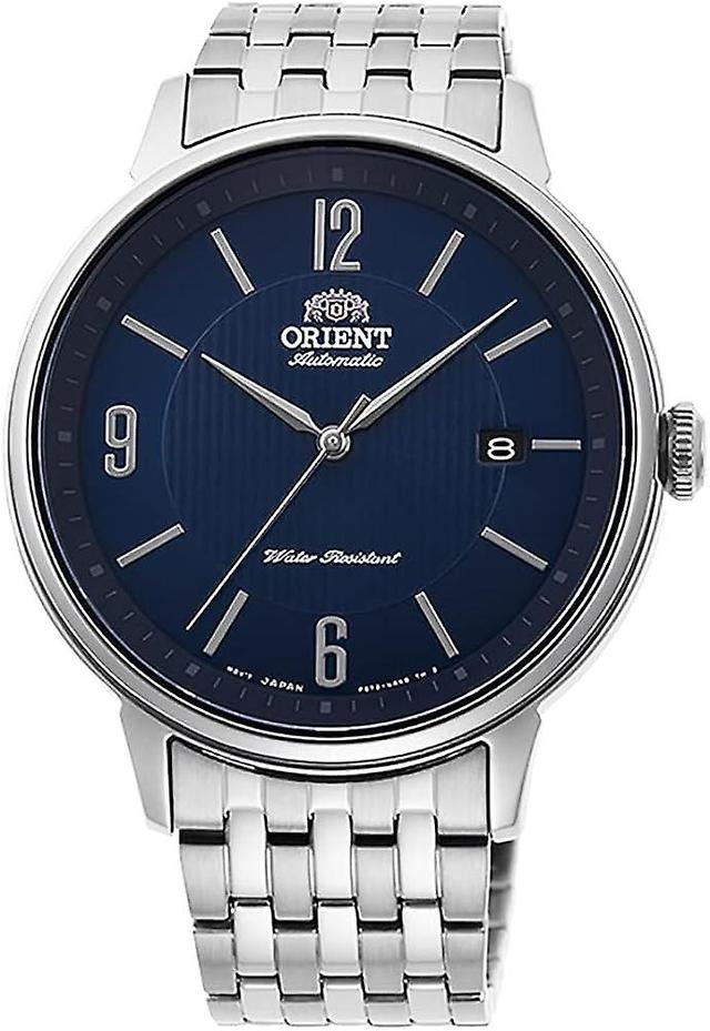 Orient Men's Watch RA-AC0J09L10B Silver and Blue on Productcaster.