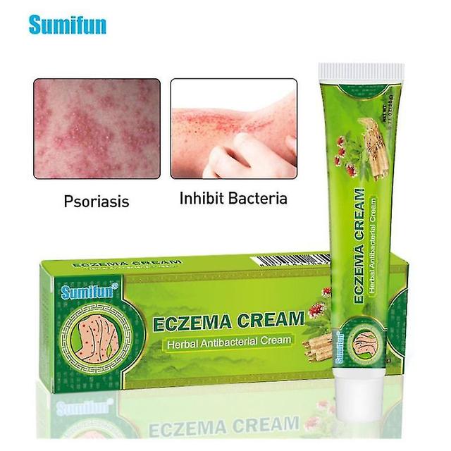 Lequeen Psoriasi Crema antibatterica Dermatite Eczematoide Unguento efficace anti-prurito Erba cinese Medicina Salute Prodotti per la cura della pelle on Productcaster.