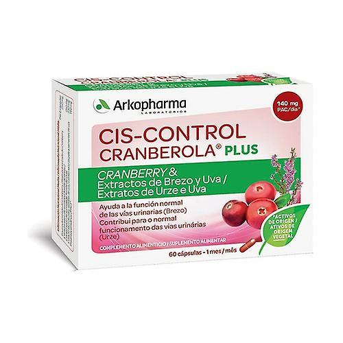 Arkopharma Cis-Control Cranberola Plus 60 capsules on Productcaster.