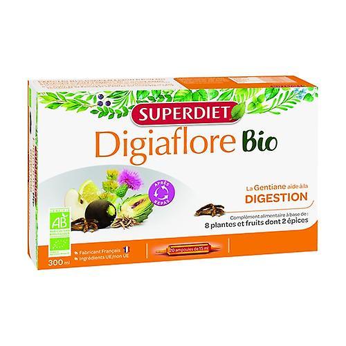 Super Diet Digiaflore Bio 20 ampoules of 15ml on Productcaster.