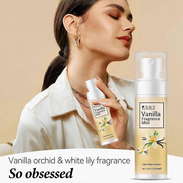 Unbrand Vanillas Perfume Spray Vanillas Fragrances Mist Relaxing Unwind Suitable For Hair And Body 100ml FLY2744 White One Size on Productcaster.