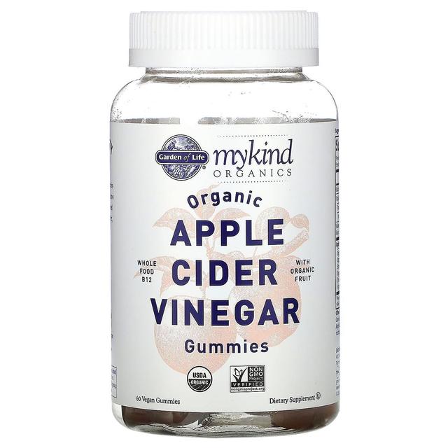 Garden of Life, MyKind Organics, Organic Apple Cider Vinegar Gummies, 60 Vegan Gummies on Productcaster.