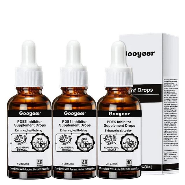 Pde5 Drops,natural Male Strengthening Drops,improving Hardness And Endurance 3pcs on Productcaster.